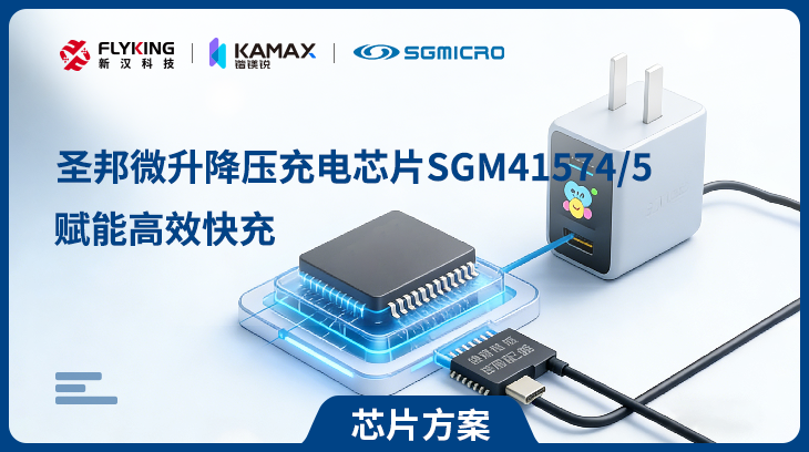【芯片方案】圣邦微升降压充电芯片SGM41574/5赋能高效快充